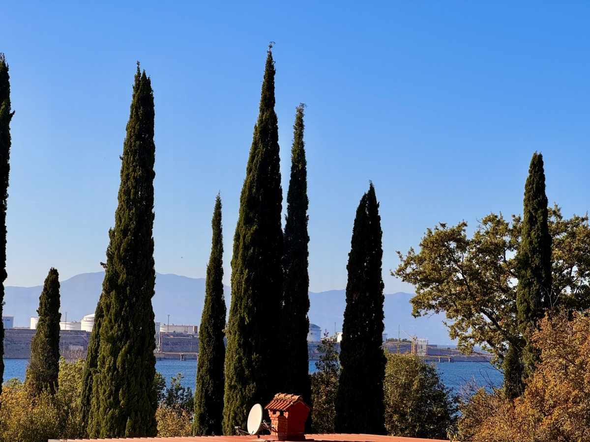 Novogradnja Omišalj: Stanovanje v prvem nadstropju z vrtom