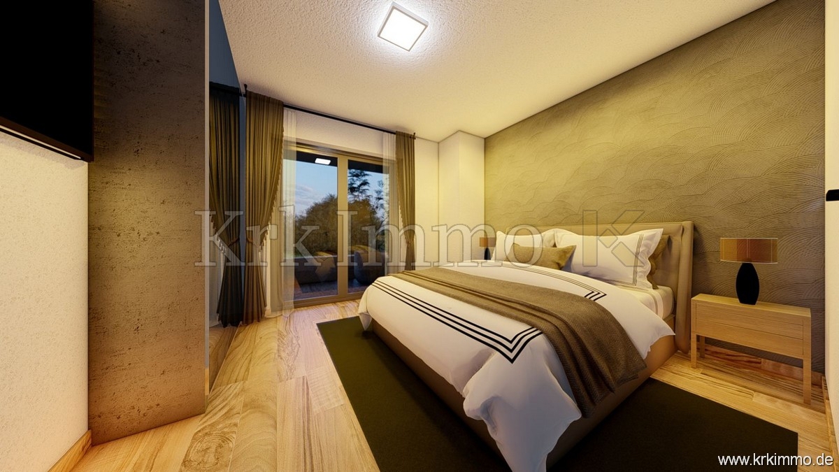 Malinska: Gradbeno zemljišče s projektom in dovoljenjem