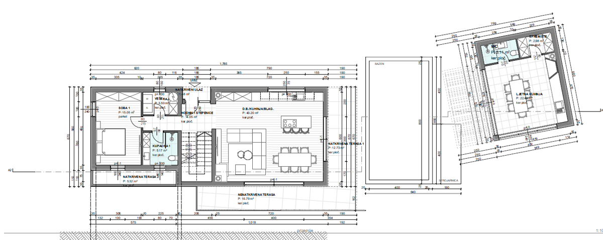 Vila s pogledom na morje naprodaj. Malinska, Krk