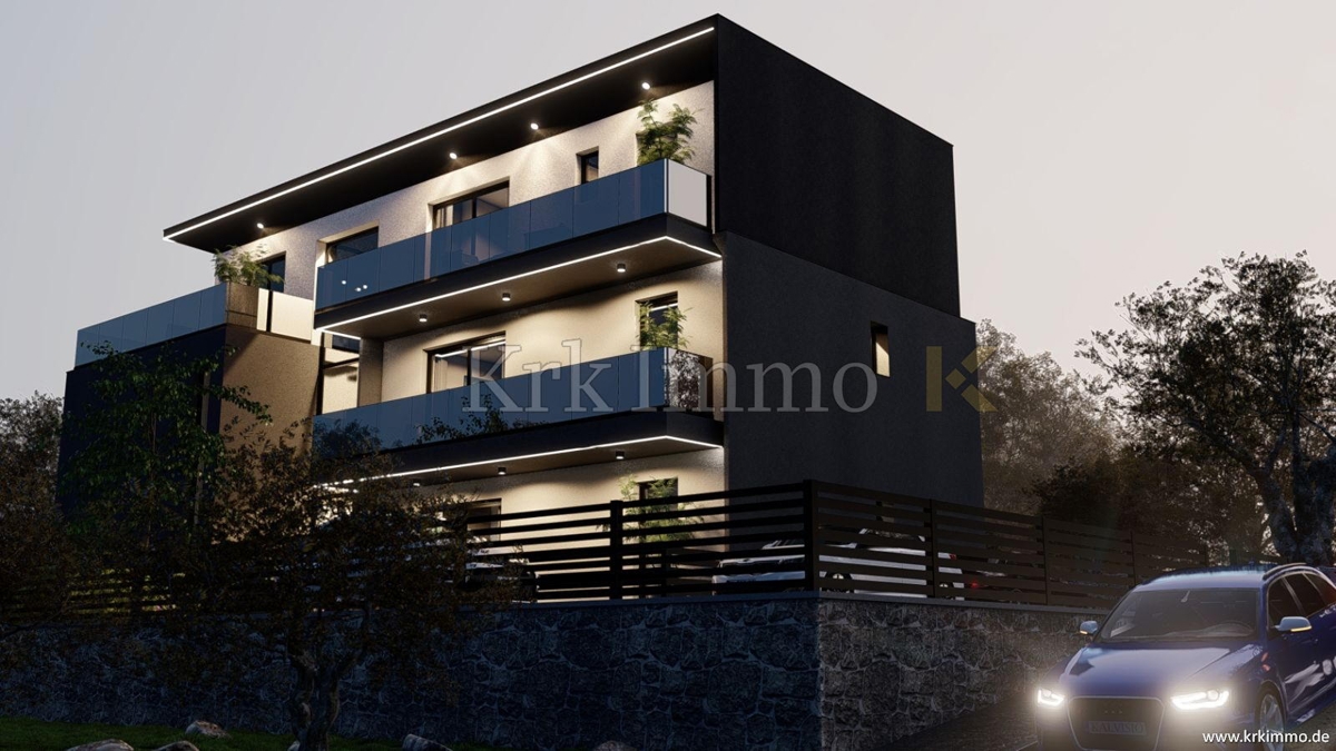 Nov penthouse s pogledom na morje v mestu Krk!