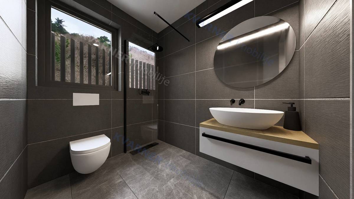 Vrbnik – Pritlični apartma z bazenom in vrtom