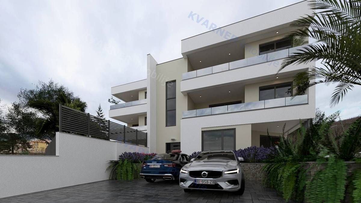 Vrbnik – Pritlični apartma z bazenom in vrtom