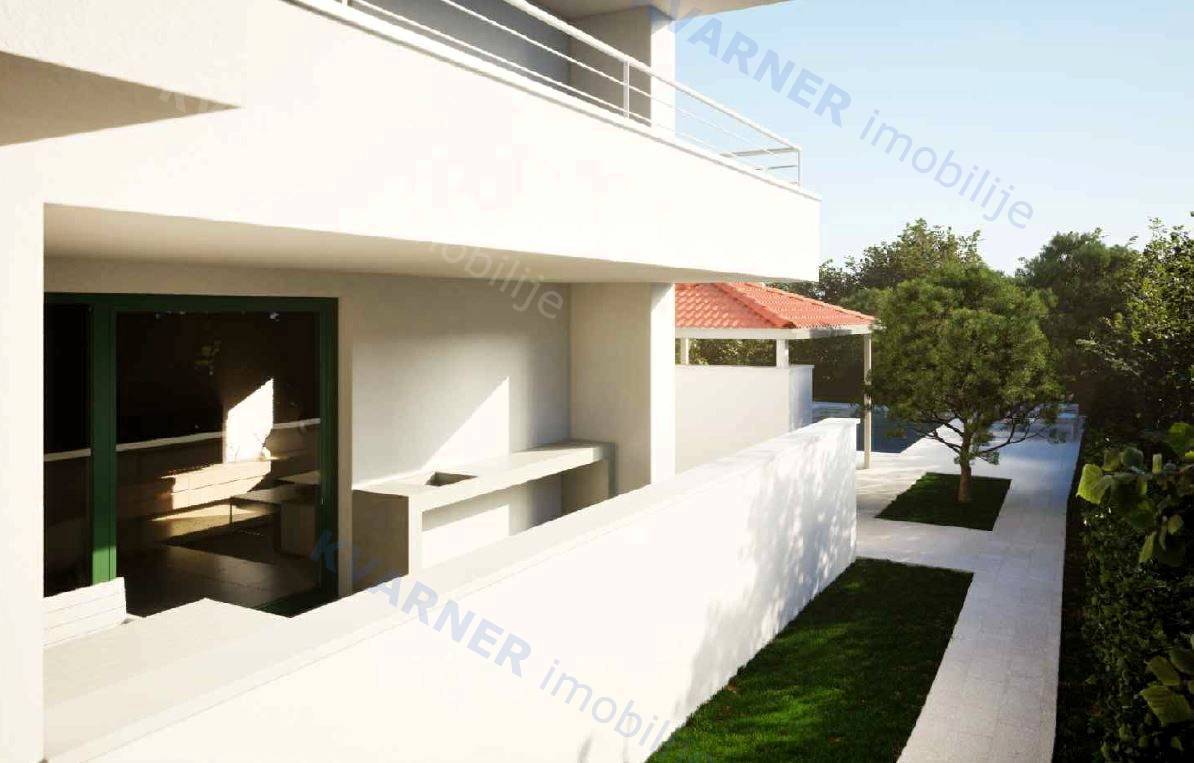 Šilo - apartma z bazenom 100 m od morja