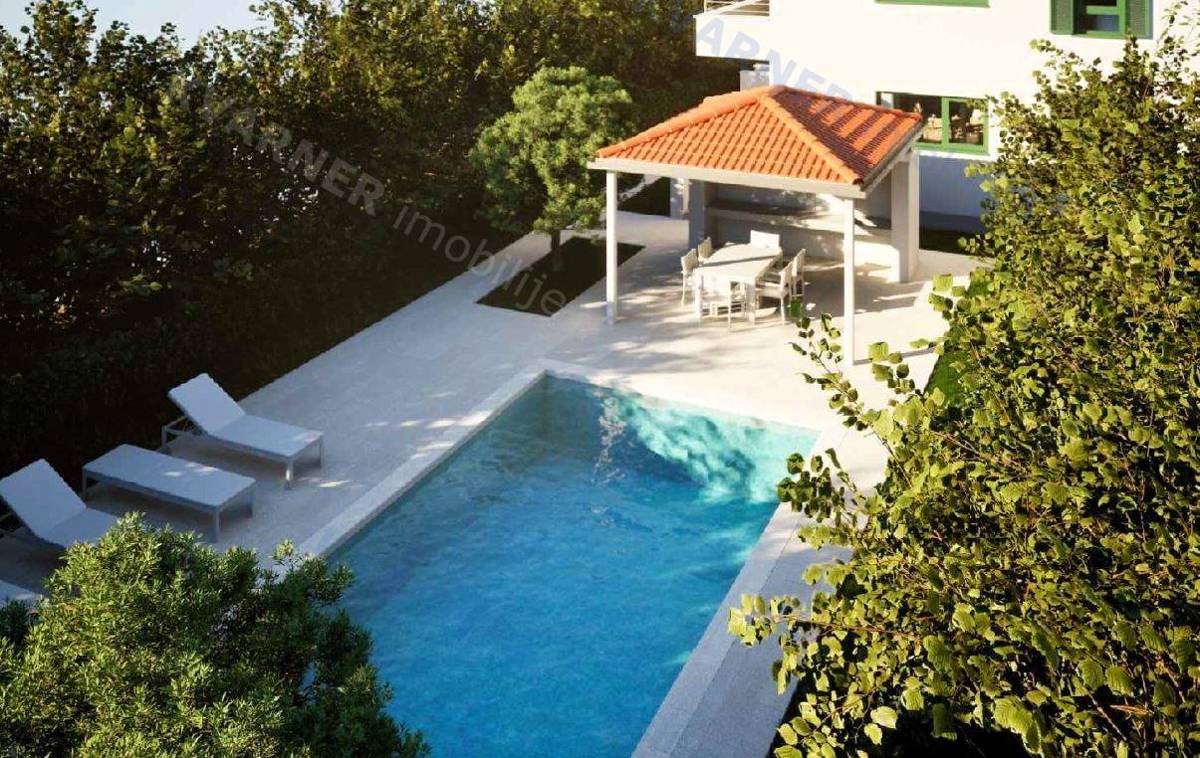 Šilo - Sodobno stanovanje v novogradnji 100 m od plaže