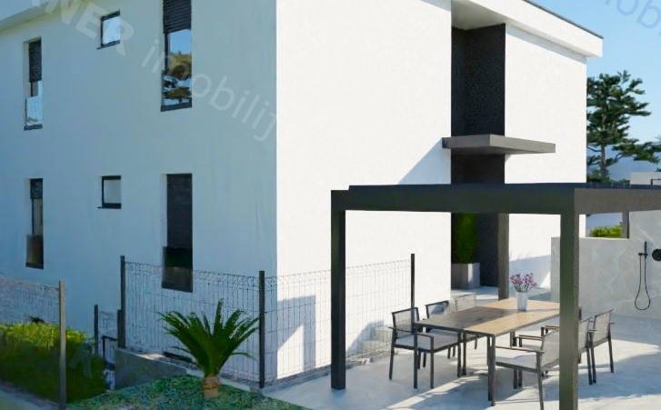  Omišalj - Nov apartma z bazenom in pogledom na morje