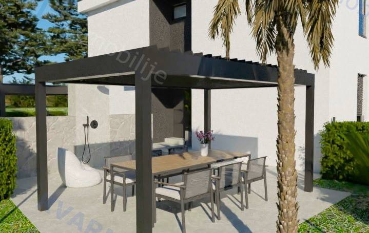  Omišalj - Nov apartma z bazenom in pogledom na morje