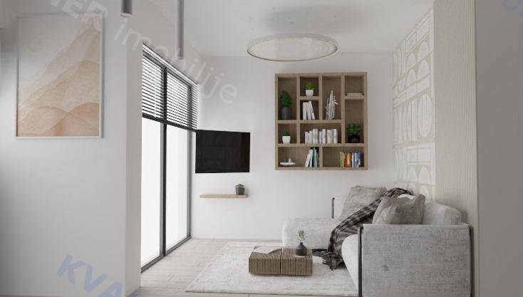  Omišalj - Nov apartma z bazenom in pogledom na morje