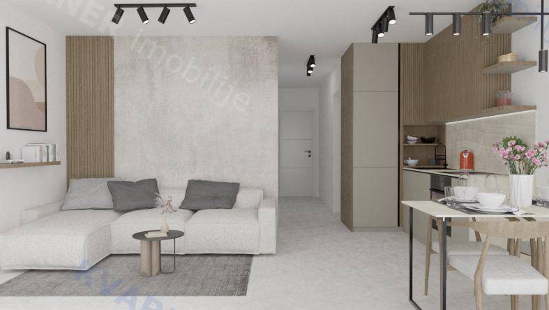  Omišalj - Nov apartma z bazenom in pogledom na morje