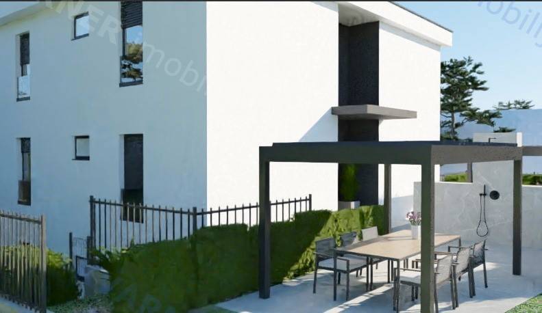  Omišalj - Nov apartma z bazenom in pogledom na morje