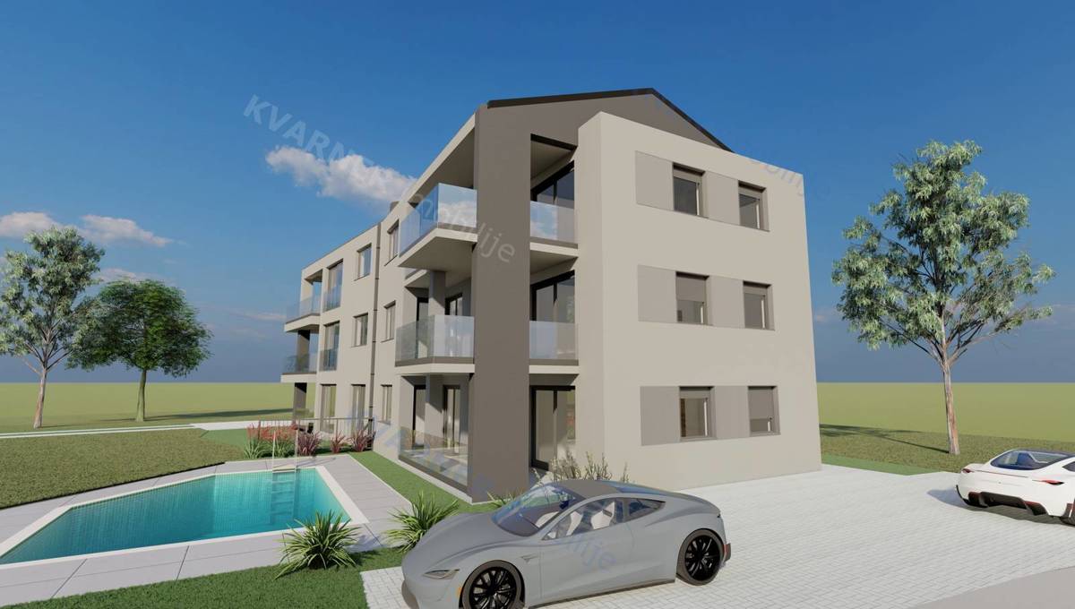 Šilo - Luksuzni apartma v novogradnji z bazenom!