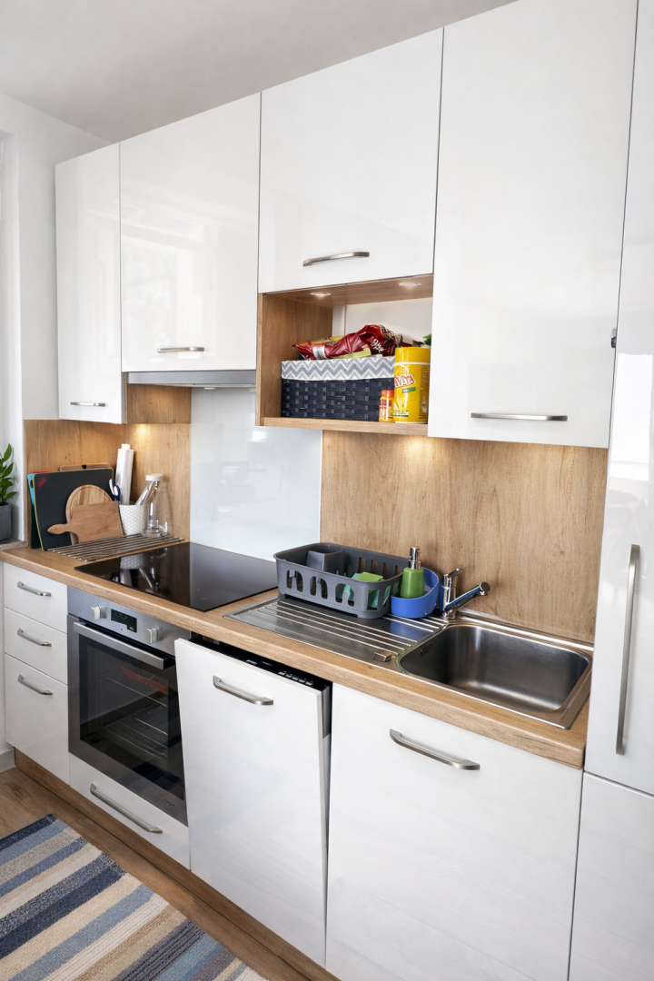 Njivice - Opremljen apartma s teraso in parkirnim mestom