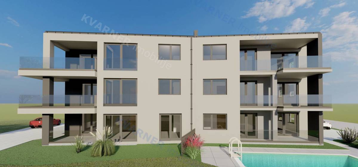 Novogradnja Šilo - apartma z bazenom