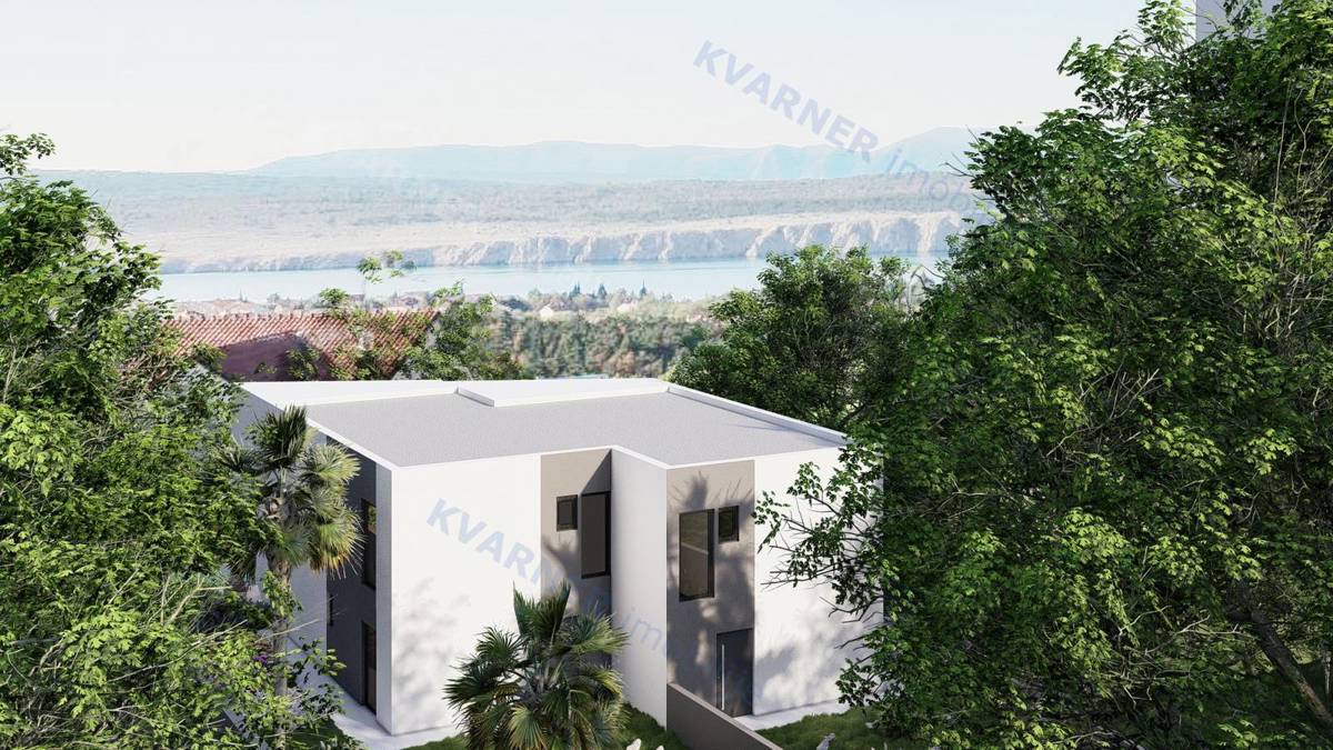  Crikvenica - Moderna dvojna vila z bazenom in pogledom