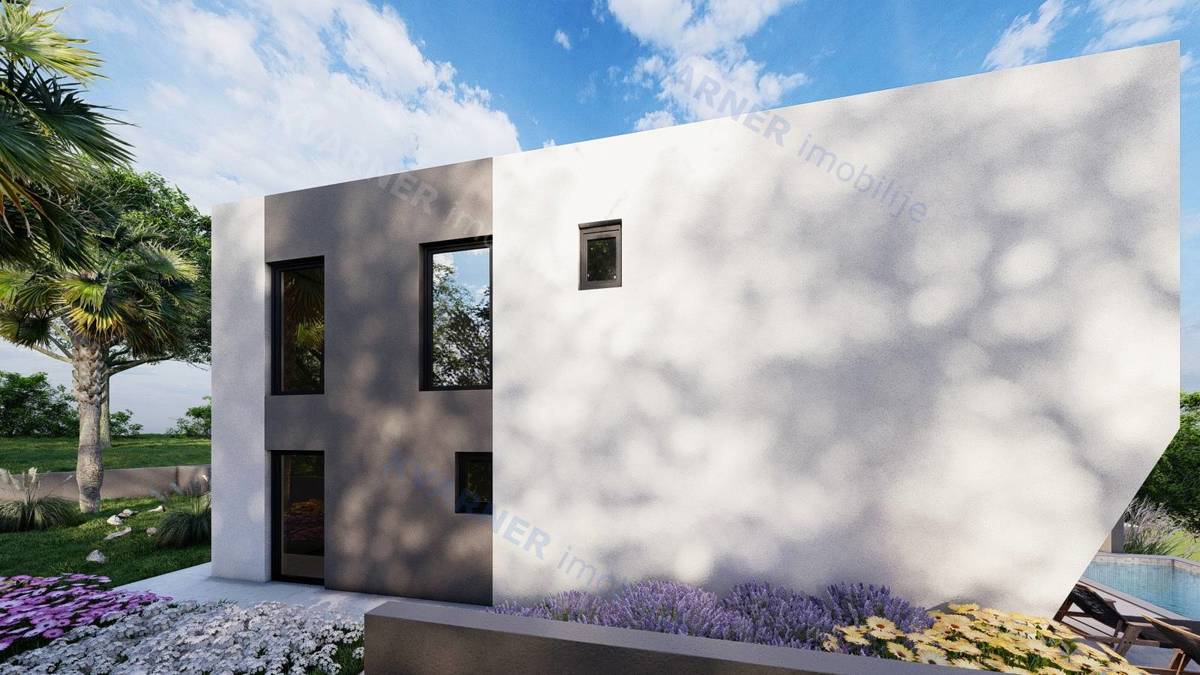 Crikvenica - Moderna dvojna vila z bazenom in pogledom