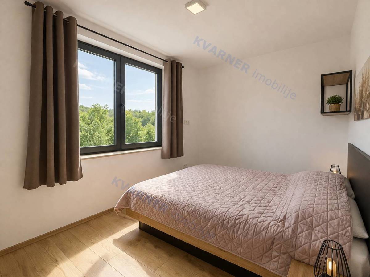 Malinska - hiša z bazenom in pogledom na morje