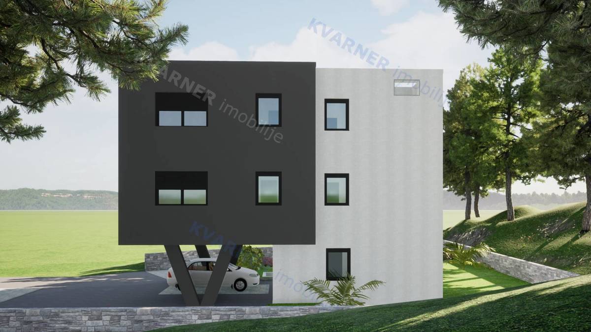 Pritlični apartma na Krku – blizu morja!