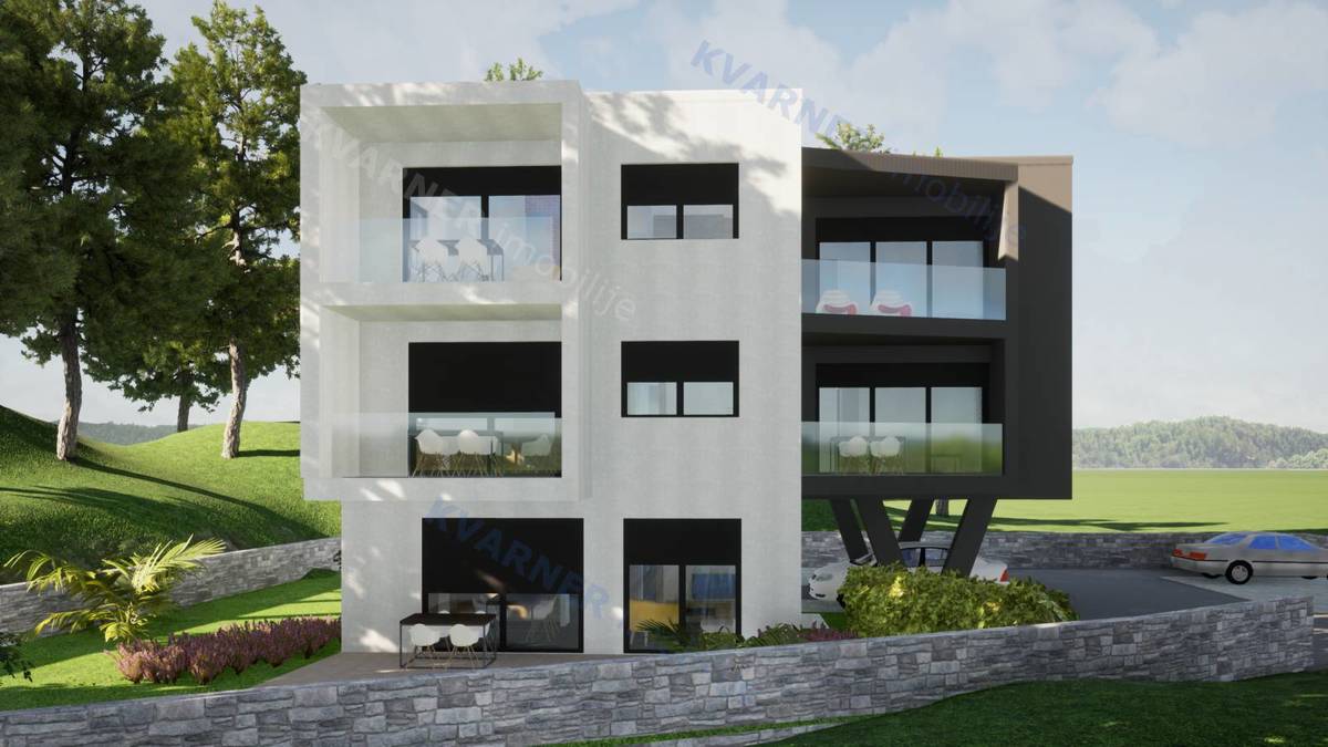 Pritlični apartma na Krku – blizu morja!