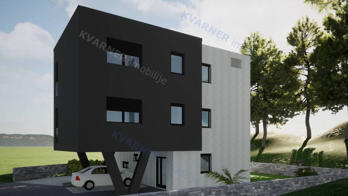 Pritlični apartma na Krku – blizu morja!