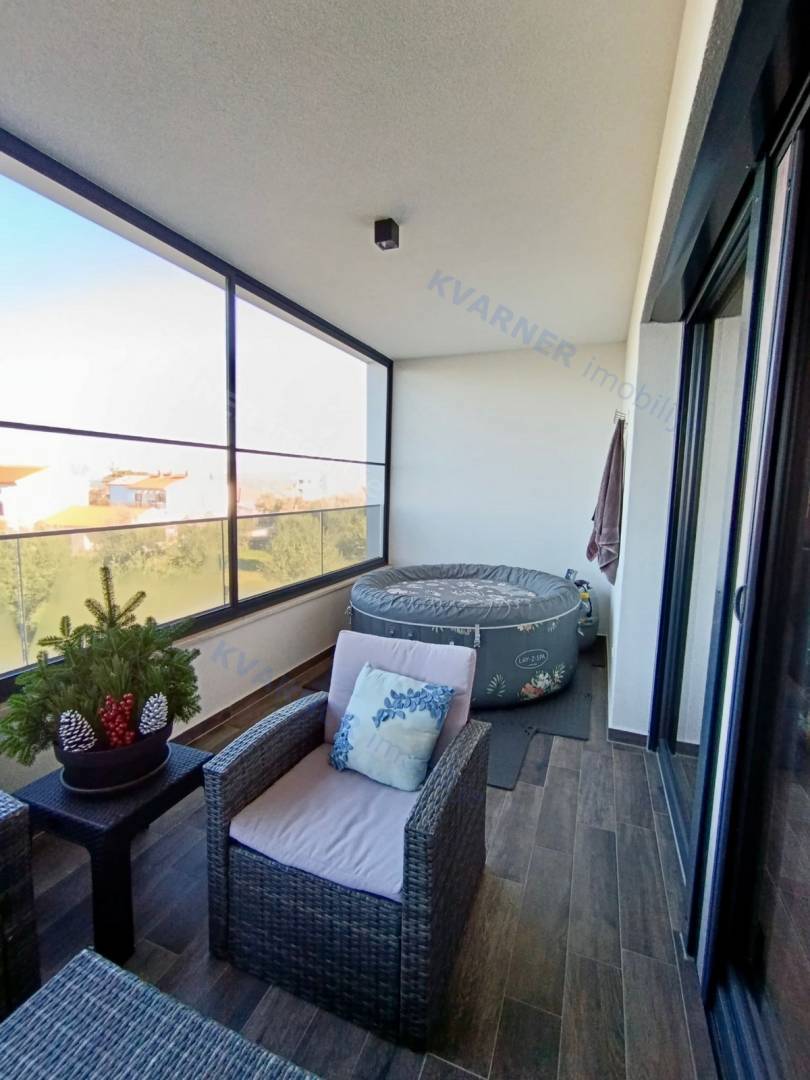 Malinska - Dvosobno stanovanje s pogledom na morje