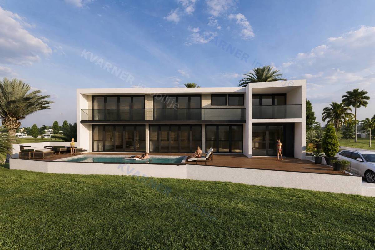 Crikvenica - nova moderna vila z bazenom in razgledom!