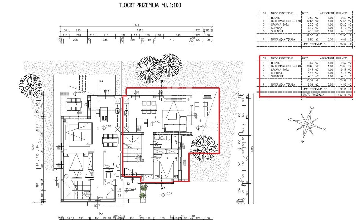 Moderna dvojna hiša z bazenom v bližini Umaga