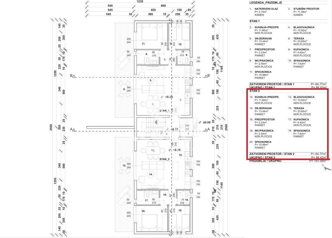 Moderno stanovanje z vrtom v bližini Umaga