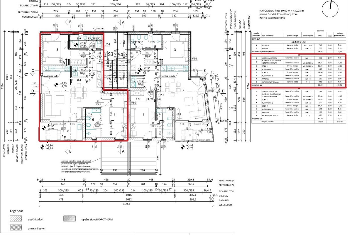 Kakovostno stanovanje 600 m od morja v bližini Umaga