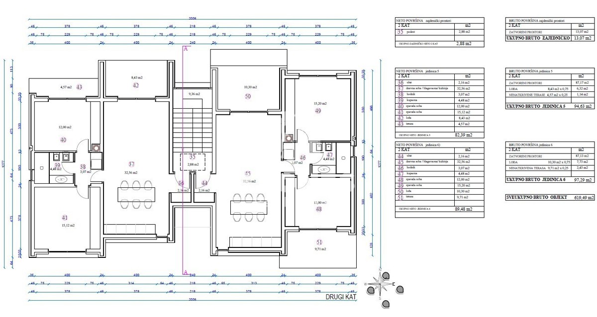 Zemljišče z gradbenim dovoljenjem in plačanimi komunalnimi storitvami v bližini Umaga