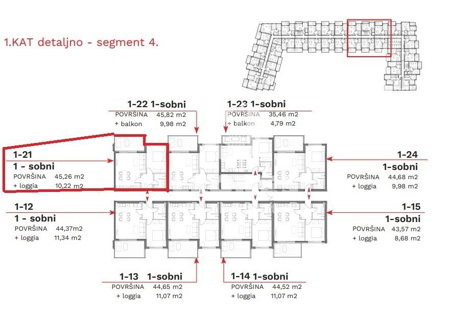Stanovanje v moderni novogradnji v Umagu