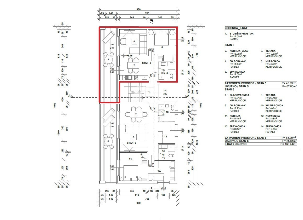 Stanovanje s pogledom na morje v bližini Umaga