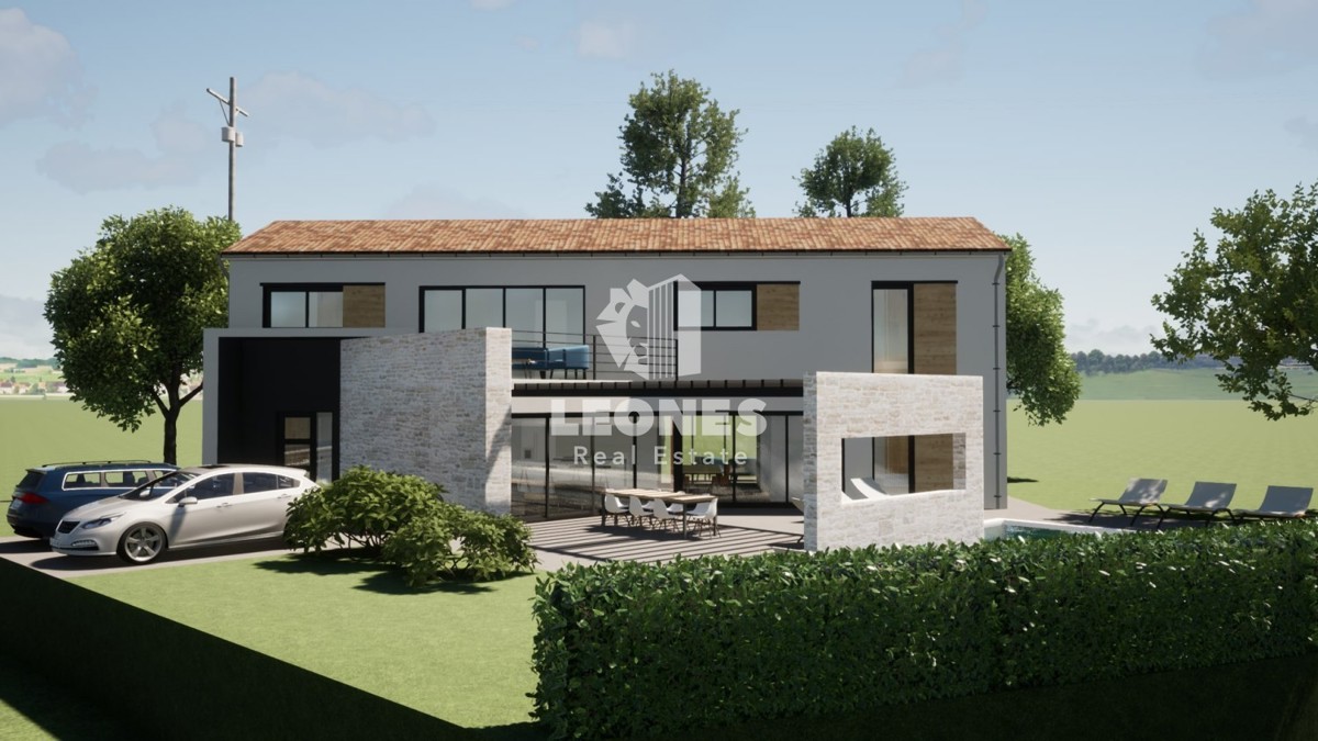 Lepa samostojna vila s tradicionalno-modernim bazenom v bližini Vrsarja