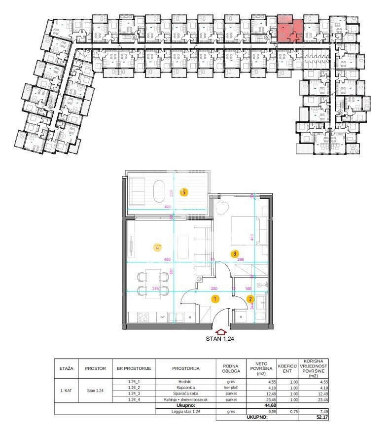 Stanovanje s pokritim parkirnim mestom v kakovostni novogradnji v Umagu