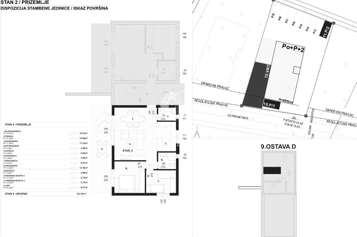 Pritlično stanovanje z velikim vrtom v bližini Umaga