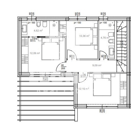 Kakovostna končna hiša z bazenom na mirni lokaciji v Novigradu