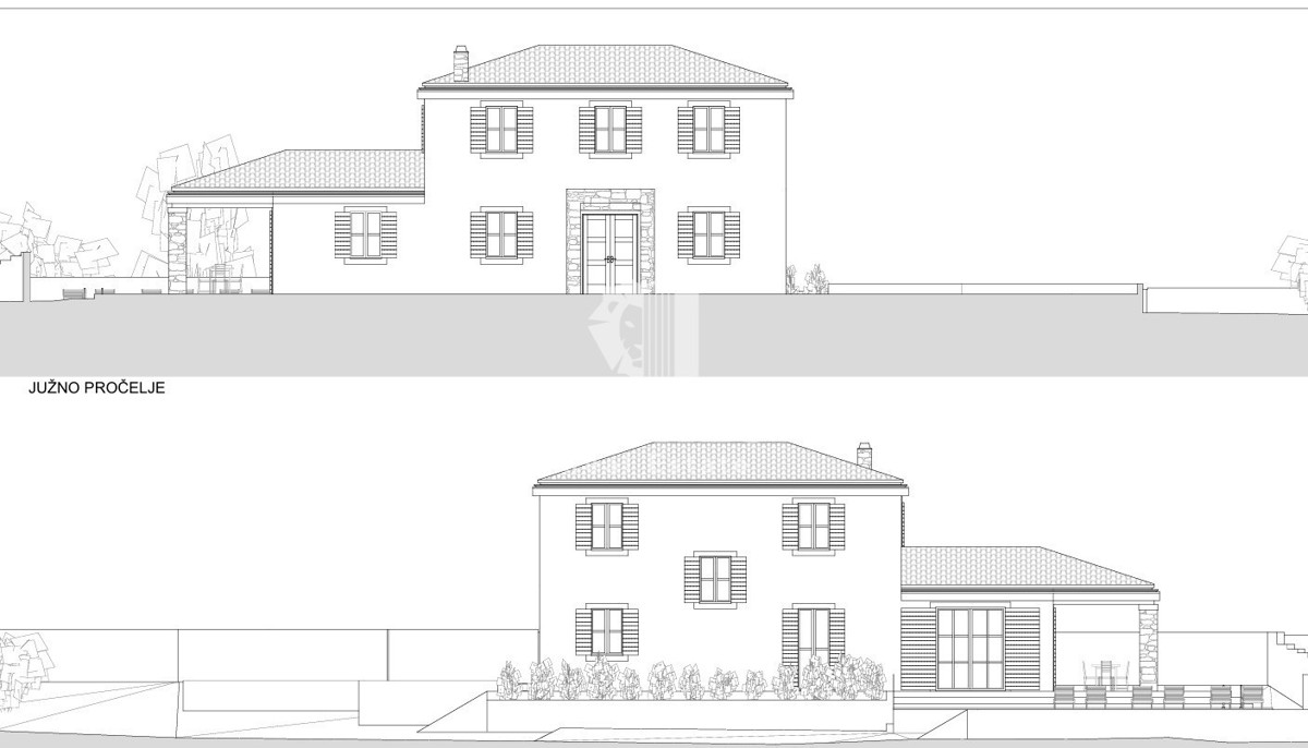 Zemljišče z gradbenim dovoljenjem za hišo z bazenom v bližini Višnjana