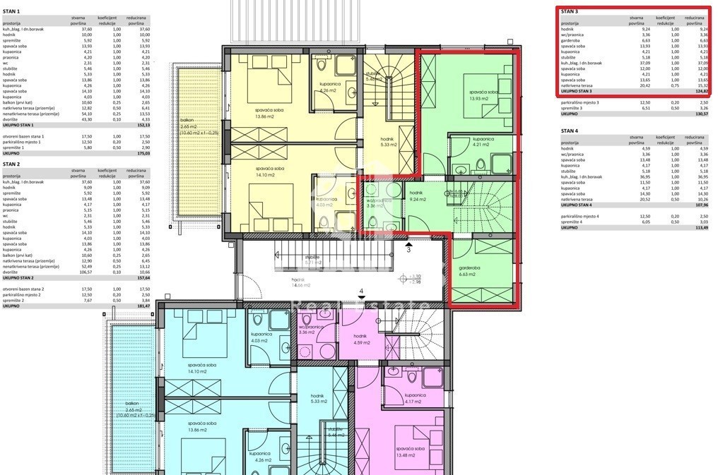 Dvoetažni apartma s pogledom na morje v bližini Poreča