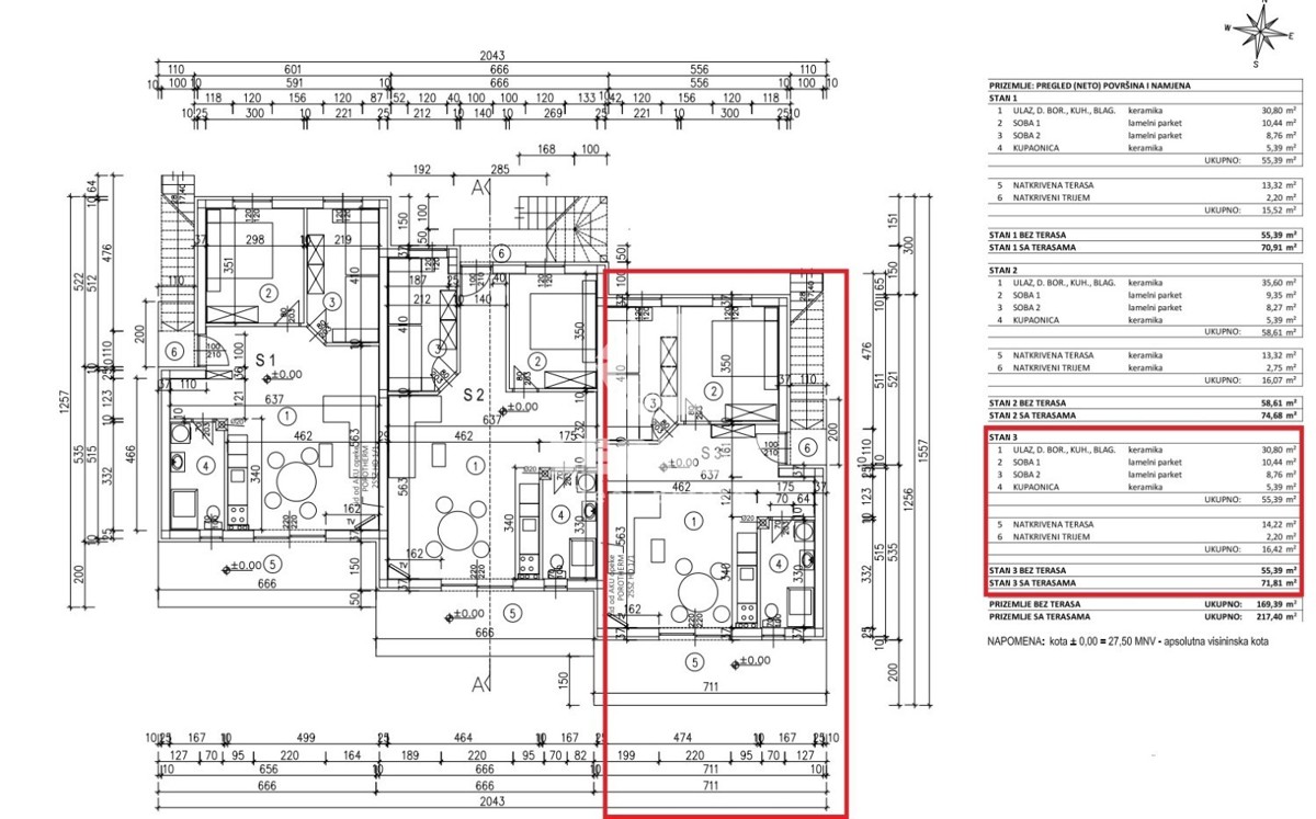 Apartma v pritličju z vrtom in dvema spalnicama le 500 metrov od morja v bližini Umaga