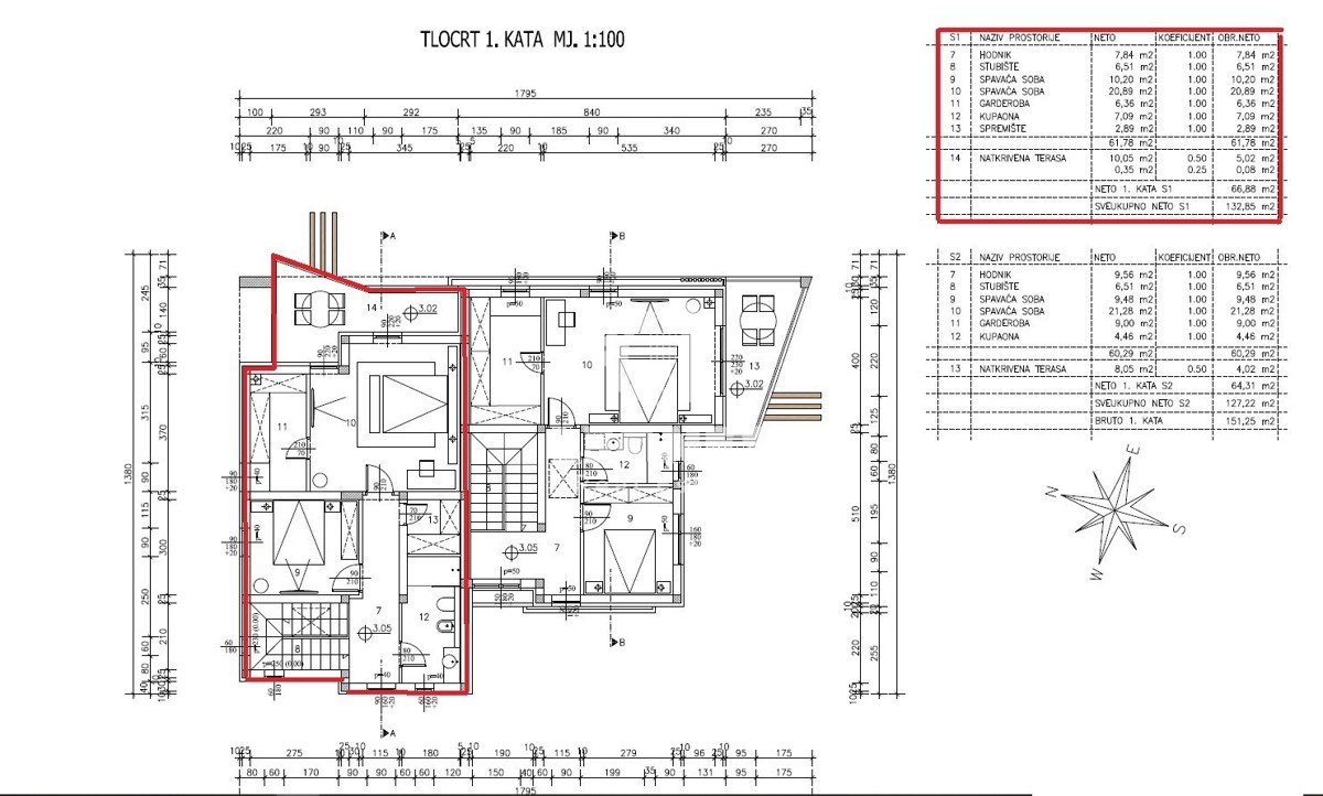 Moderna polsamostojna hiša z bazenom v bližini Umaga