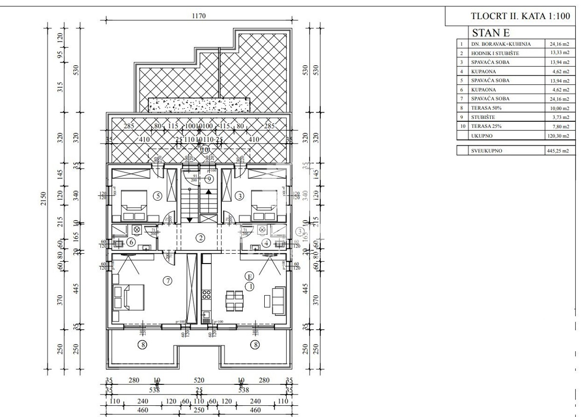 Čudovit, atraktiven penthouse v 2. nadstropju v bližini Poreča