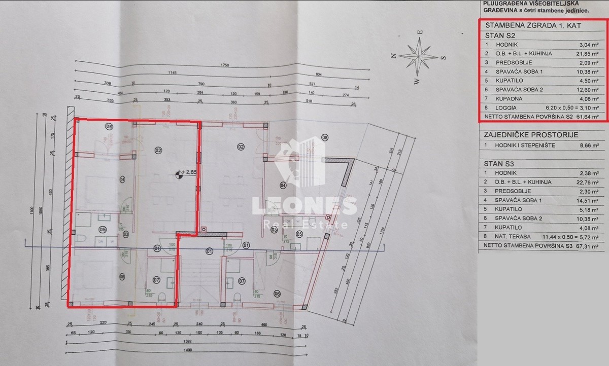 Apartma s pogledom na morje v bližini Umaga, Bašanija