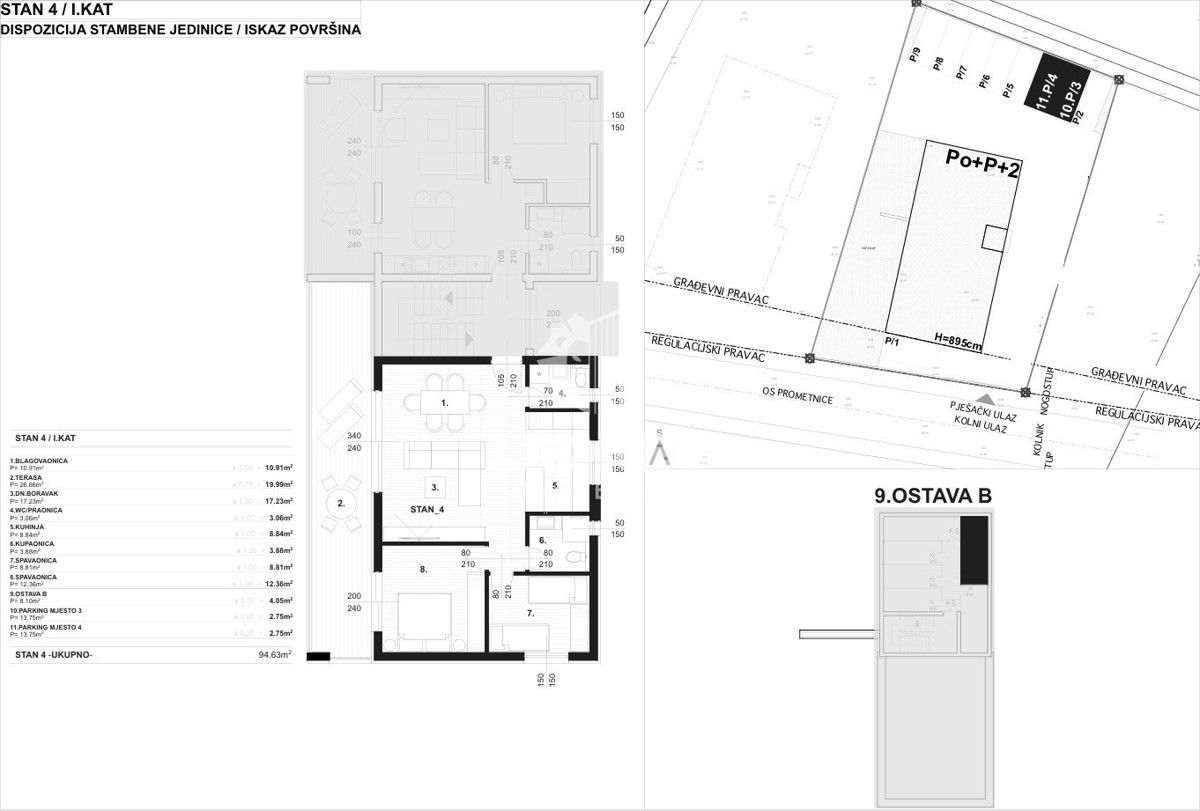 Moderno stanovanje v novi stavbi v bližini Umaga