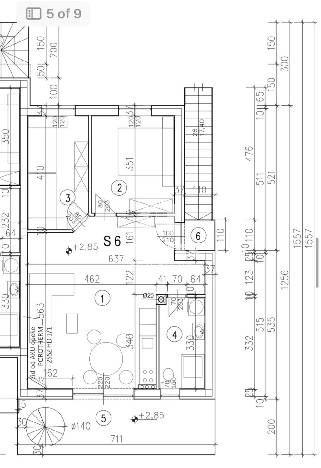 Stanovanje v novogradnji z dvema spalnicama in strešno teraso s pogledom na morje v Zambratiji
