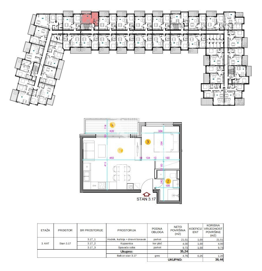 Stanovanje z dvigalom v kakovostni novogradnji v Umagu