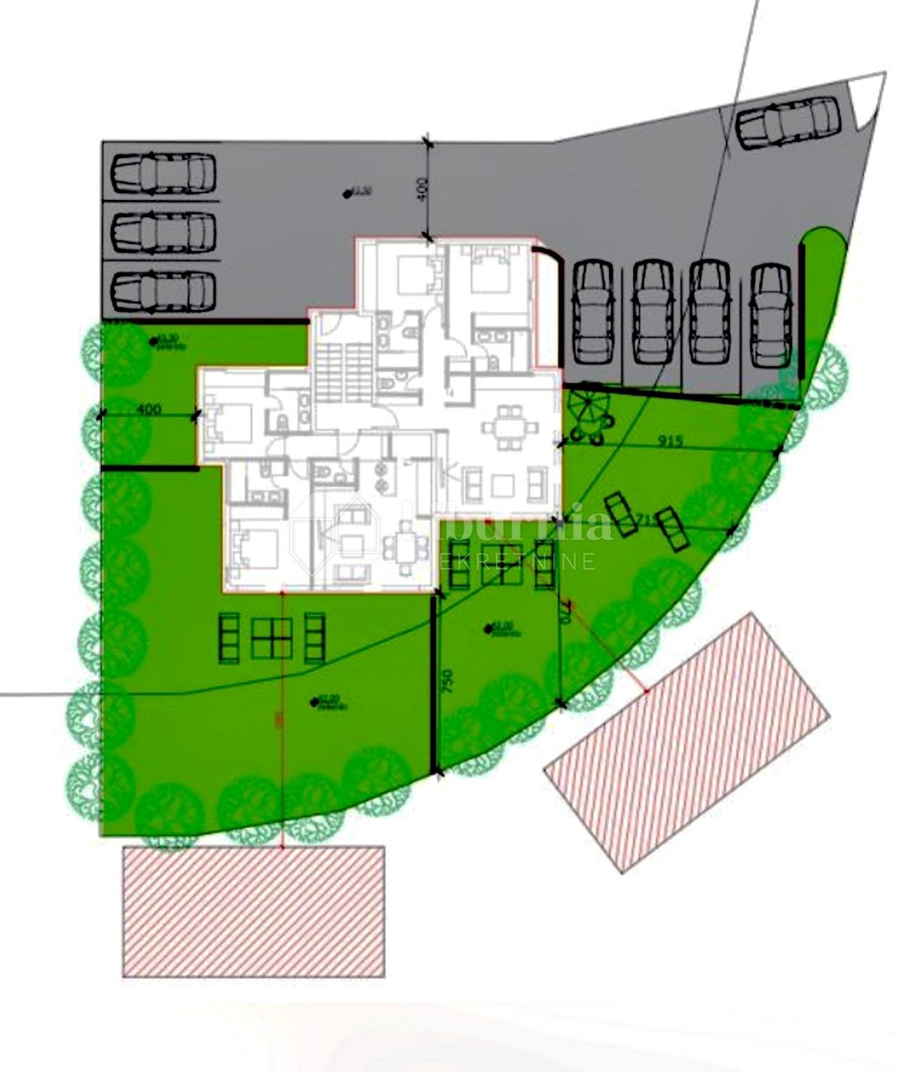 Mesto Krk. Penthouse s pogledom na morje
