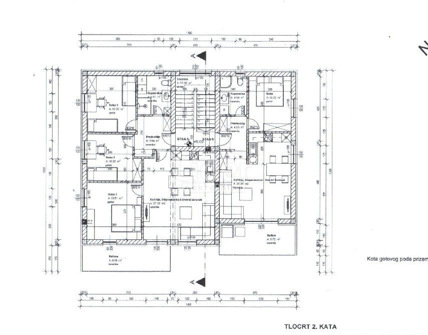 Stanovanje Viškovo, 87m2