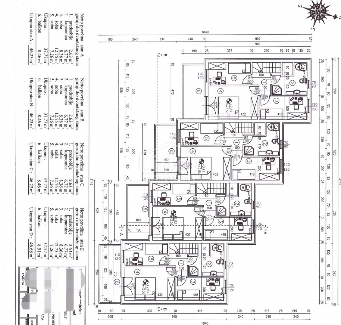 Hiša Škurinje, 96m2