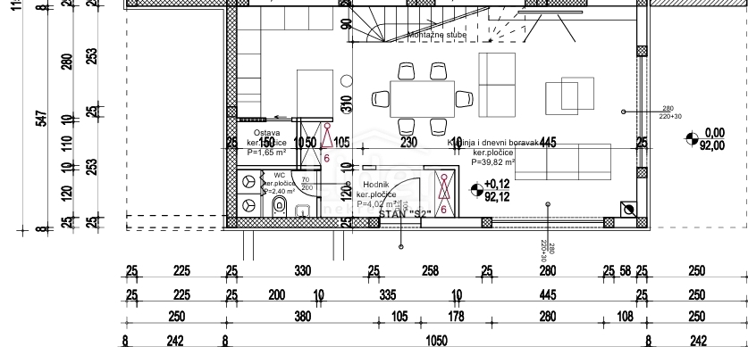 Stanovanje Oprić, 112m2