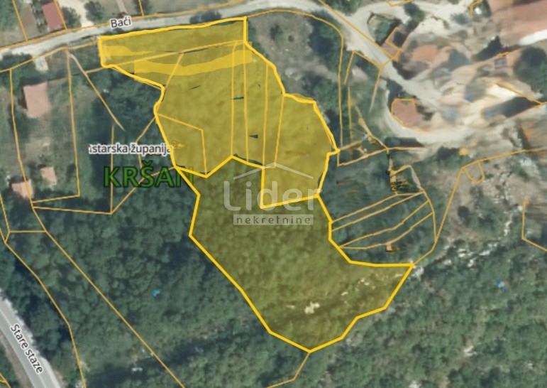 Zemljišče Kršan, 5000m2