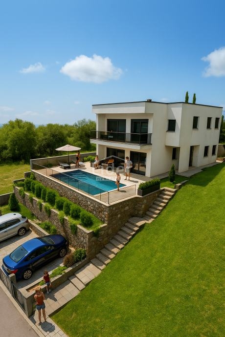 CRIKVENICA New apartment, 105m2, swimming pool, sea view