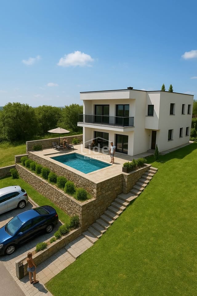 CRIKVENICA New apartment, 105m2, swimming pool, sea view